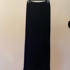 Black maxi skirt